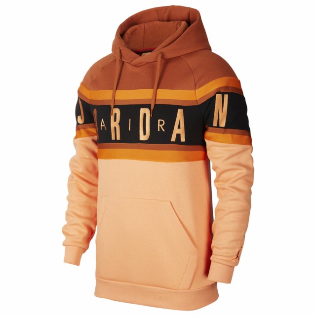 orange and black jordan hoodie