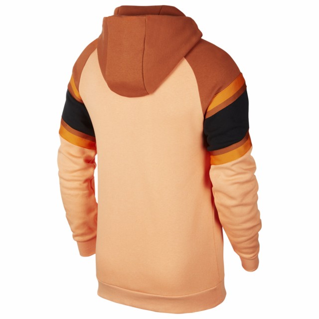 orange and black jordan hoodie