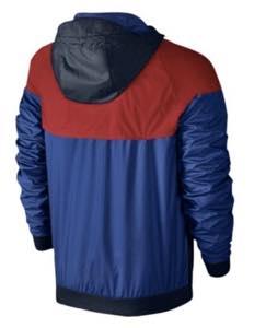 nike windrunner obsidian & university red