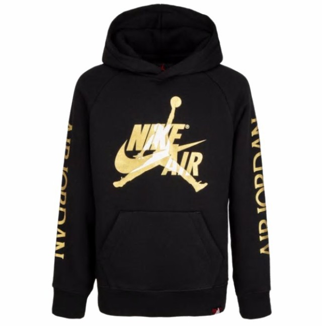 jordan hoodie black and gold