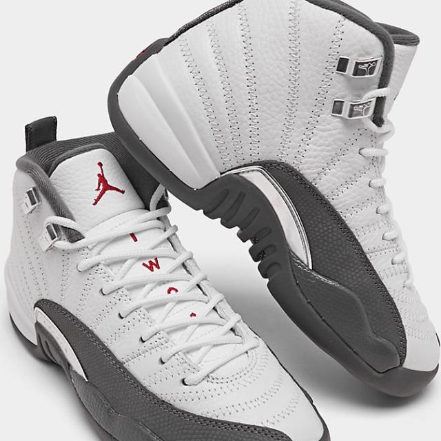 retro 12 gym red dark grey