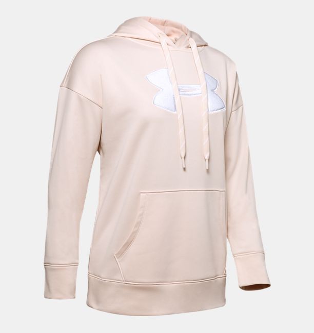 アンダーアーマー レディース パーカー Under Armour Fleece Chenille Logo Hoodie フーディー Apex Pink Light Heatherの通販はau Pay マーケット Troishomme トロワオム