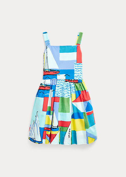 ポロ ラルフローレン 2 6x ガールズ キッズ Polo Ralph Lauren Sailboat Print Cotton Dress ワンピース Blue Multi 女の子の通販はau Pay マーケット Troishomme トロワオム