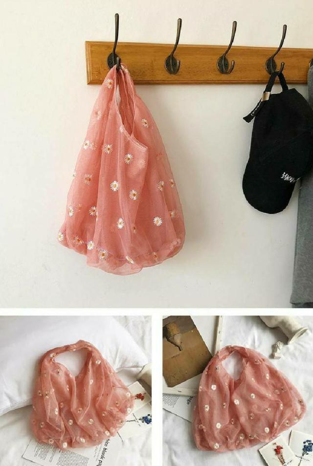 drawstring book bolsa