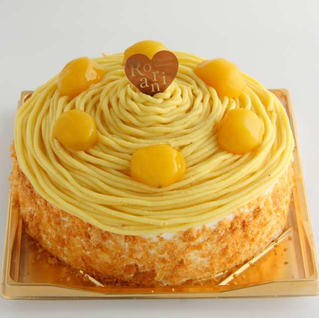 モンブラン バースデーケーキ 誕生日ケーキ ホールケーキ 5号サイズの通販はau Pay マーケット ロリアン洋菓子店