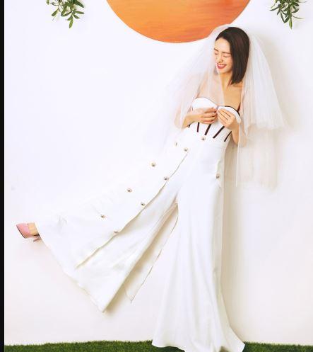 ウエディングドレス パンツ ウエディングパンツ 結婚式のパンツスタイル ウエディングドレス 二次会 花嫁 結婚式 ウエディングドレス 白 の通販はau Pay マーケット ふくふくの木