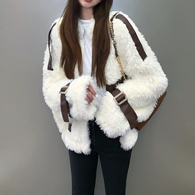 ボアジャケット レディース ボアフリース ボアフリースジャケット 裏ボアジャケット ボアブルゾン 韓国 韓国 ファッション レディース 秋の通販はau Pay マーケット ふくふくの木