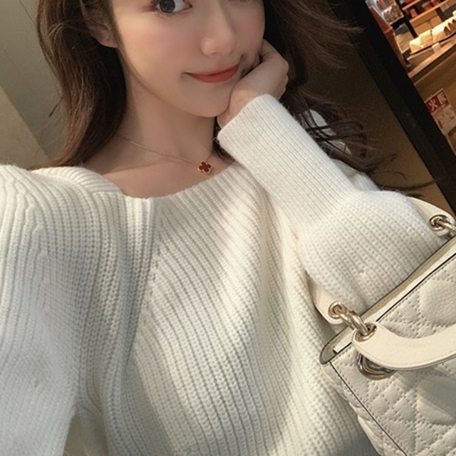 オルチャン トップス 韓国 ファッション レディース 冬 春 夏 ニット トップス セクシー トップス 冬 バックシャンニット レディースニッの通販はau Pay マーケット ふくふくの木