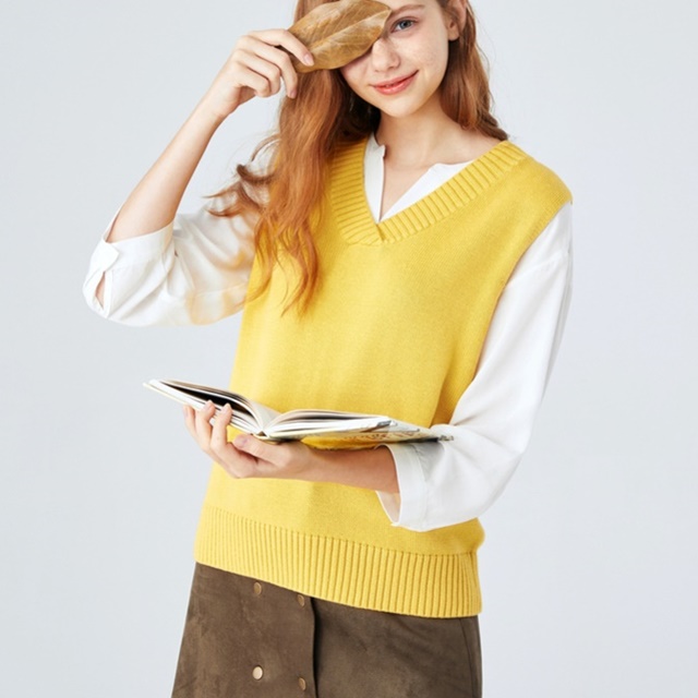 オルチャン トップス ニットベスト 韓国 ニットベスト レディース 韓国 ファッション レディース ニット トップス 春 夏 秋冬 冬 ベスト の通販はau Pay マーケット ふくふくの木