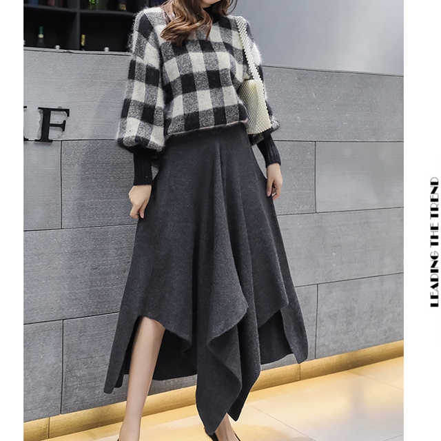 韓国 ファッション スカート アシメントリースカート 韓国 ファッション レディース 秋 秋冬 オルチャン ファッション 秋 オルチャン スの通販はau Pay マーケット ふくふくの木