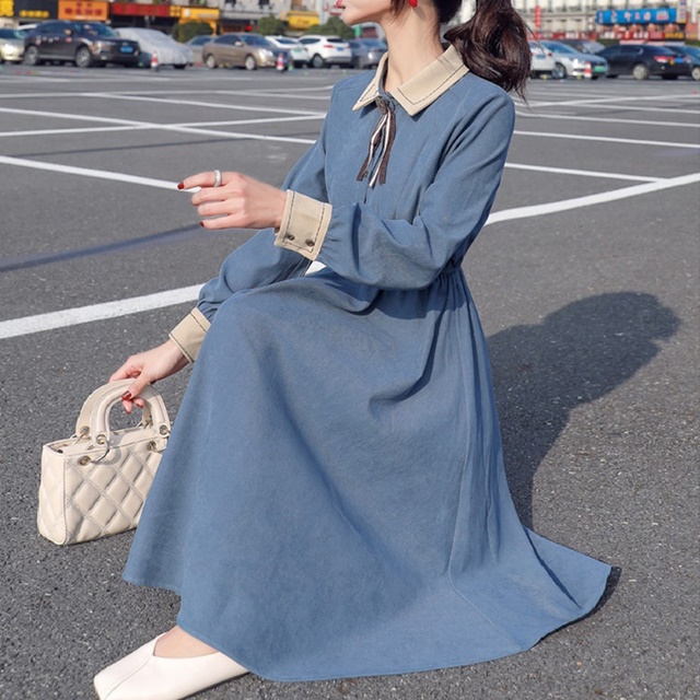 ロングワンピース 春 春夏 ワンピース ロング 春 半袖 春新作ワンピース 春新作 レディース レトロワンピース 春 英国風ワンピース ロンの通販はau Pay マーケット ふくふくの木