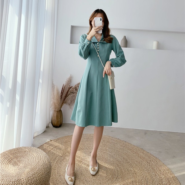 ロングワンピース 春 春夏 長袖 ワンピース 春 ロング 長袖 春新作ワンピース 春新作 レディース レトロ ワンピース 長袖 春 英国風ワンの通販はau Pay マーケット ふくふくの木