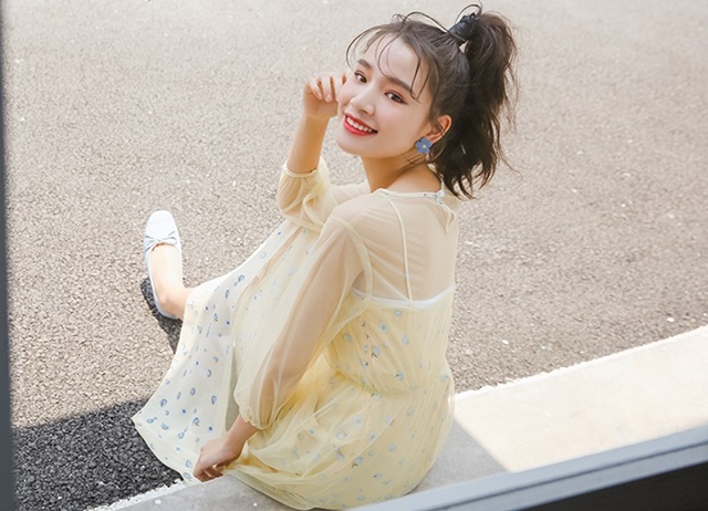 シースルー ワンピース 韓国 長袖 ワンピース 夏 春夏 春 韓国 ファッション レディース ワンピース 夏 春 春夏 オルチャン ファッションの通販はau Pay マーケット ふくふくの木