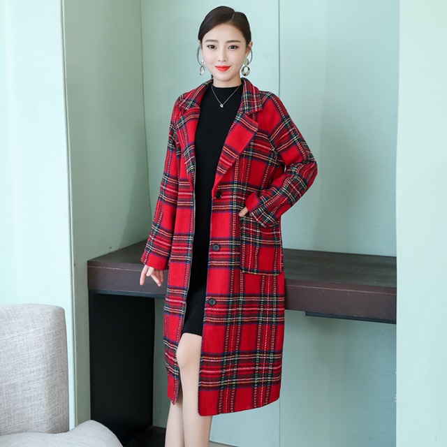 ロングコート 赤 韓国 ファッション レディース 秋冬 ロングコート レディース ロングコート 冬 ロングコート レディース 冬 ロングコーの通販はau Pay マーケット ふくふくの木