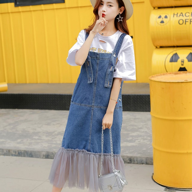 ジャンパースカート ジャンバースカート ジャンパースカート レディース ジャンパースカート ロング デニム ジャンパースカート サロペッの通販はau Wowma ふくふくの木