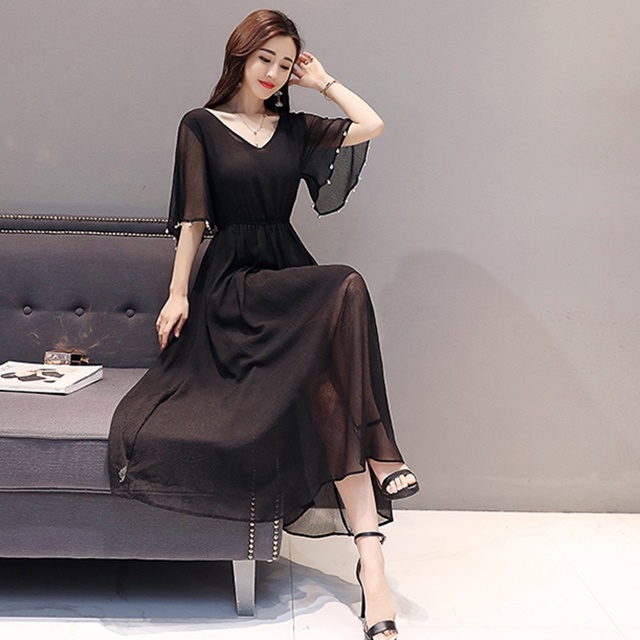 シースルー ワンピース シフォン ワンピース 韓国 ファッション レディース ワンピース 夏 白ワンピース レース 韓国 ファッション レデの通販はau Pay マーケット ふくふくの木