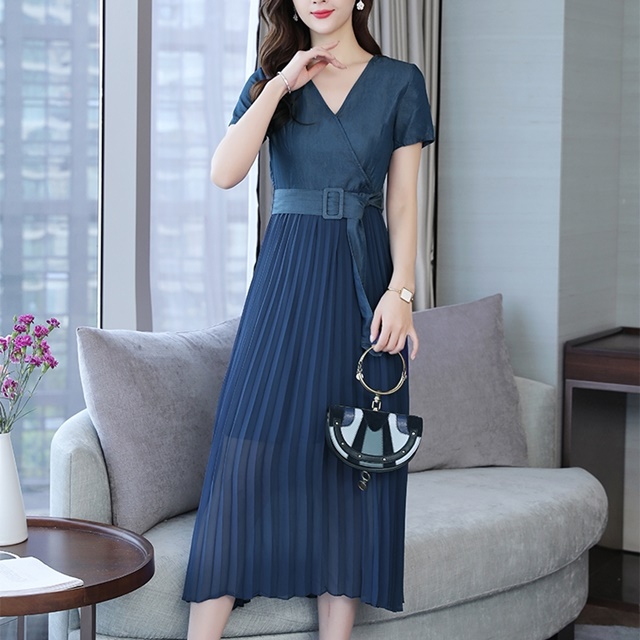 プリーツ ワンピース シースルー ワンピース 韓国 ファッション レディース ワンピース 夏 白ワンピース レース 韓国 ファッション レデの通販はau Pay マーケット ふくふくの木