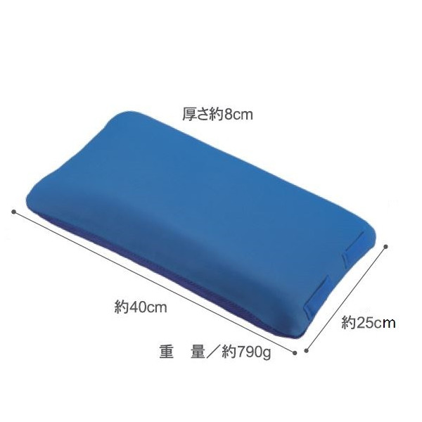 入浴サポートクッション2　枕形小　1126-B　エンゼル　ブルーの通販は 5,701円