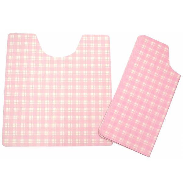 使い捨てトイレ用フロアシート FT-004 ピンク 20枚入×5個セット（100枚）　抗菌防臭効果