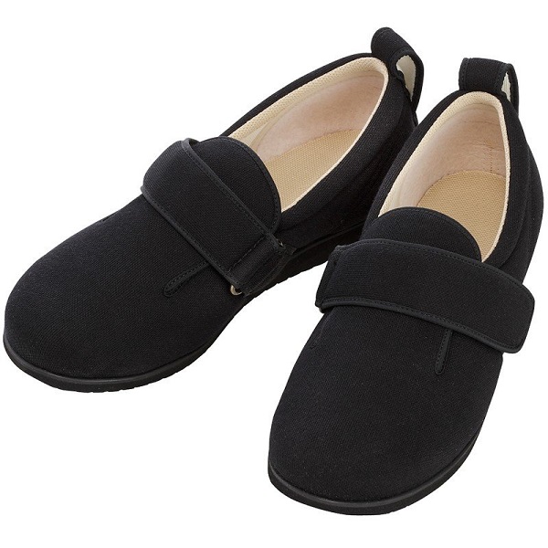 介護シューズ　ダブルマジック2　7005　5E　両足　Lサイズ　ブラック　あゆみ 徳武産業　室内 施設内 屋外の通販は