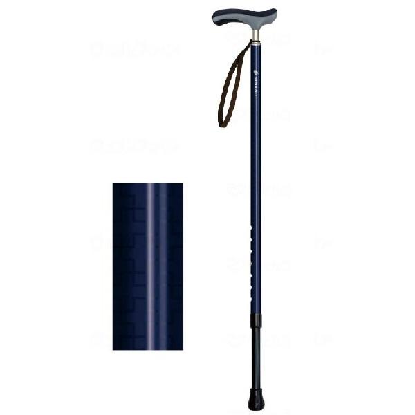 伸縮杖　抗ウイルス楽ーダ　伸縮+　601280　ネイビー　シナノ　杖 ステッキ 介護 歩行 介助