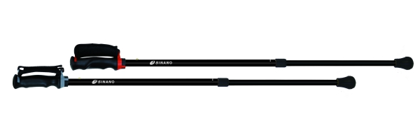 あんしん2本杖　2本1組　650193　ブラック　シナノ　リハビリ 高齢者向け 転倒予防 ポール ウォーキング 杖 ステッキ 敬老の日 プレゼント 誕生日 ギフト 4,823円