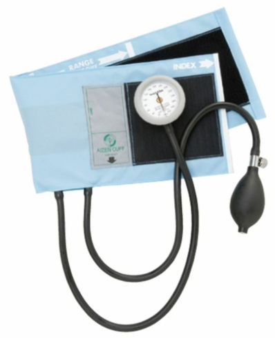 ギヤフリーアネロイド血圧計　GF700-05　スカイブルー　一般用医療機器