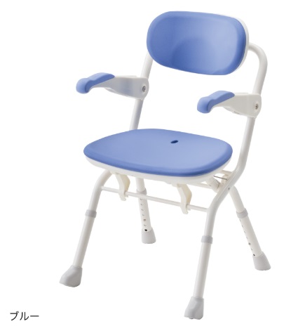 楽らく開閉シャワーベンチ　Sフィット / 536-091　ブルーの通販は