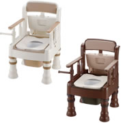 ポータブルトイレ　きらく　ミニでか / 45611　やわらか便座　MY型の通販は 21,066円