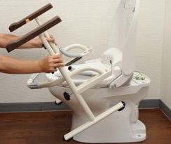 洋式トイレ用スライド手すり　ステンレス　PN-L53001　パナソニック エイジフリー　家庭用洋式トイレ用 手摺 介護 介助_5