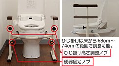 洋式トイレ用スライド手すり　ステンレス　PN-L53001　パナソニック エイジフリー　家庭用洋式トイレ用 手摺 介護 介助_4