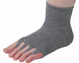 指ぬき健康ソックス　Mサイズ　グレー　ユニロック