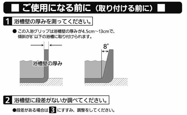 パナソニック】入浴グリップ ユクリア コンパクト130 ブルー PN