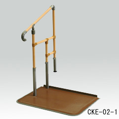 あがりかまち用たちあっぷ CKE-02-1　片手すりステップ台無　矢崎化工　送料無料(沖縄・北海道、一部地域を除く)