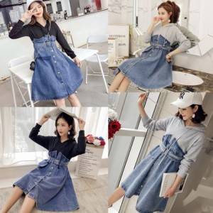 ワンピース ひざ丈 パーカー 代 デニム フレア 大人可愛い お出かけ カジュアル 春夏 結婚式 お呼ばれ 37の通販はau Pay マーケット おひさまブランケット