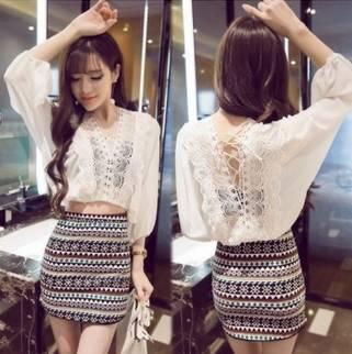 セットアップ 長袖 ブラウス タイト スカート ミニ丈 民族調 フォークロア 刺繍 レース きれいめ セクシー 代 30代 新作 春夏の通販はau Pay マーケット おひさまブランケット