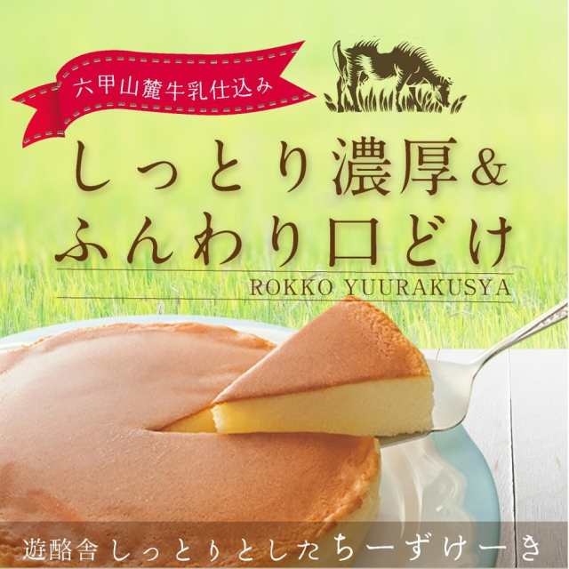 六甲山麓牛乳仕込み 遊酪舎しっとりしたちーずけーき チーズケーキ ５号 約300ｇ ポイント消化 ポスト投函便 送料無料 の通販はau Pay マーケット プラムテラス