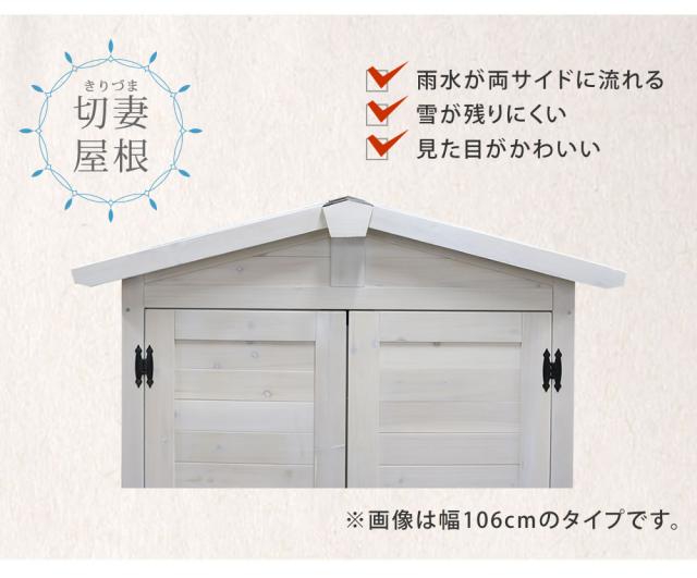 三角屋根スリム収納庫 KGRS1600S_2