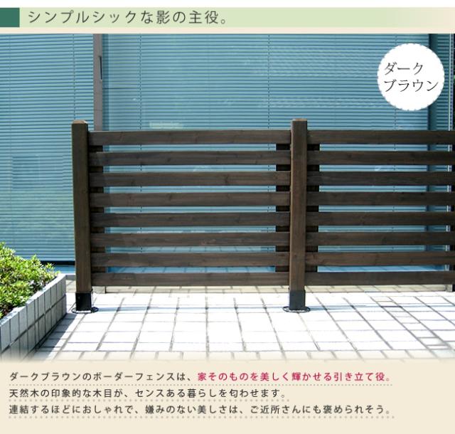ボーダーフェンス スプレッド 土中４連結セットフェンス 木製フェンス ピケフェンス 天然木製 ガーデンフェンス ガーデニング 枠 柵 仕切り 目隠し 境目 クラシカル アンティーク トレリス ベランダ つる 薔薇 バラ 朝顔 園芸 ラティス_4