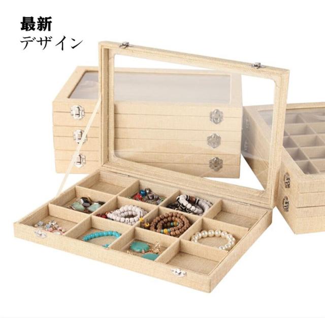 ジュエリーボックス ジュエリーケース アクセサリーケース 大容量 宝石箱 鍵付き 指輪 ピアス ネックレス 鍵付き 収納 おしゃれの通販はau Pay マーケット レオレオ Au Pay マーケット店