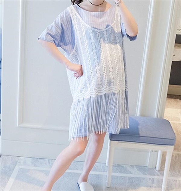 マタニティウェア 服 ワンピース レース ストライプ シンプル カジュアル ワンピース 妊婦服 産前 産後 レディース マタニティワンピースの通販はau Pay マーケット レオレオ