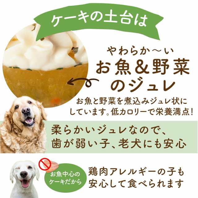 犬用 ケーキ 元気なお魚 ケーキ L 無添加 誕生日 犬用ケーキ 冷凍 配送 の通販はau Pay マーケット 犬のご飯とケーキのドッグダイナー