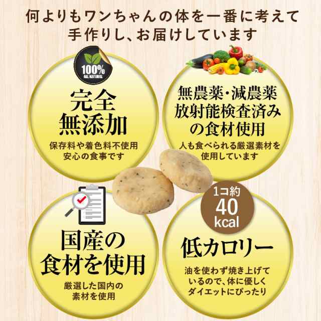 犬用 手作りご飯 ダイエット ハンバーグ 2個入 無添加 国産 冷凍 の通販はau Pay マーケット 犬のご飯とケーキのドッグダイナー