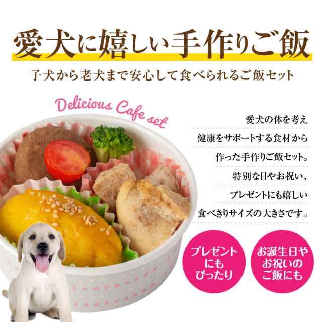 犬 手作りご飯 犬用 カフェセット 無添加 国産 冷凍 の通販はau Pay マーケット 犬のご飯とケーキのドッグダイナー