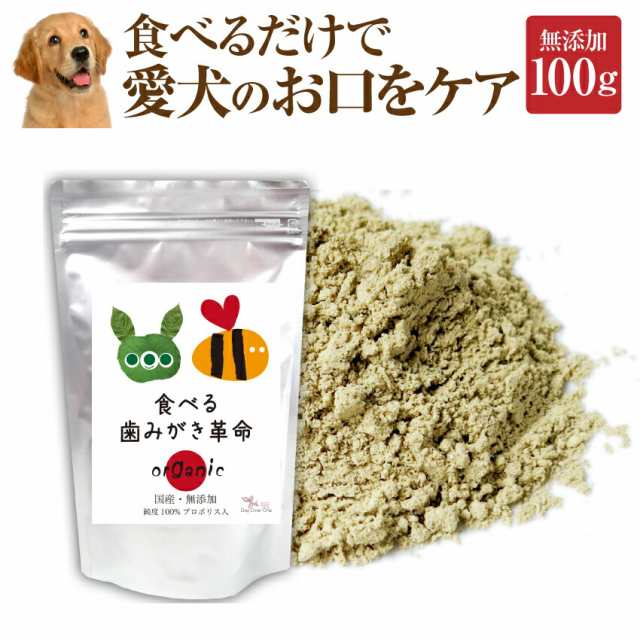 犬 猫用 デンタルケア サプリ 食べる 歯磨き 革命100g 無添加 歯垢 歯石に 送料無料 の通販はau Pay マーケット 犬 のご飯とケーキのドッグダイナー