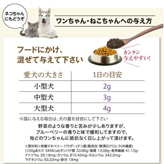 バージョンアップしました 犬 猫用 目のケア サプリ 旧名 食べる 目薬 革命 新名 食べる目の革命 100g 無添加 ブルーベリー 配合 粉末の通販はau Pay マーケット 犬のご飯とケーキのドッグダイナー