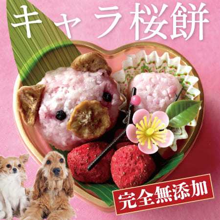 犬用 無添加 キャラ 桜餅 さくら餅 ひな祭り 無添加 犬用ケーキ クール便 の通販はau Pay マーケット 犬のご飯とケーキのドッグダイナー