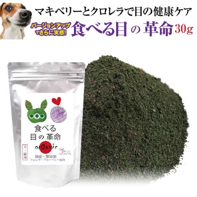 バージョンアップしました 犬 猫用 目のケア サプリ 食べる 目の 革命 30g 無添加 ブルーベリー 配合 粉末 メール便 送料無料 の通販はau Pay マーケット 犬のご飯とケーキのドッグダイナー