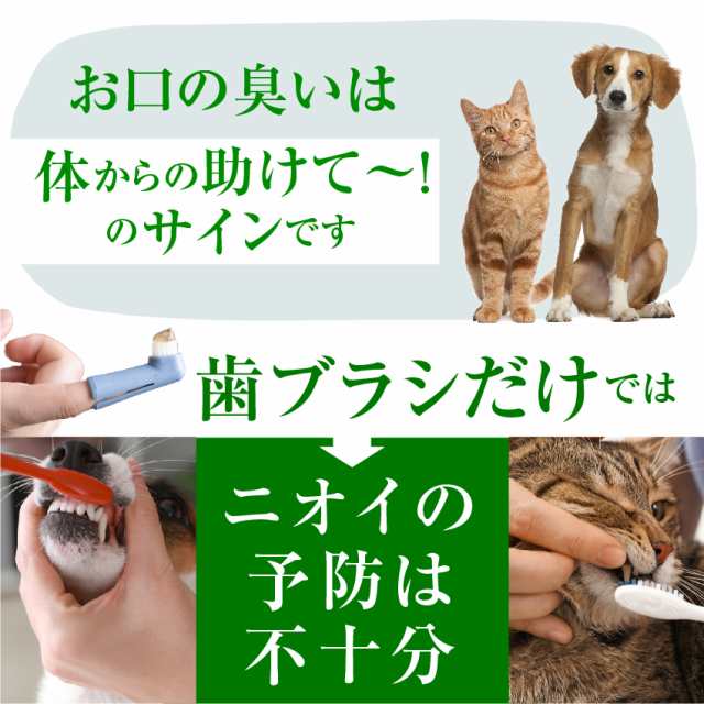 犬 猫 歯石・ 歯垢 サプリ(食べる 歯磨き 革命 30g)無添加