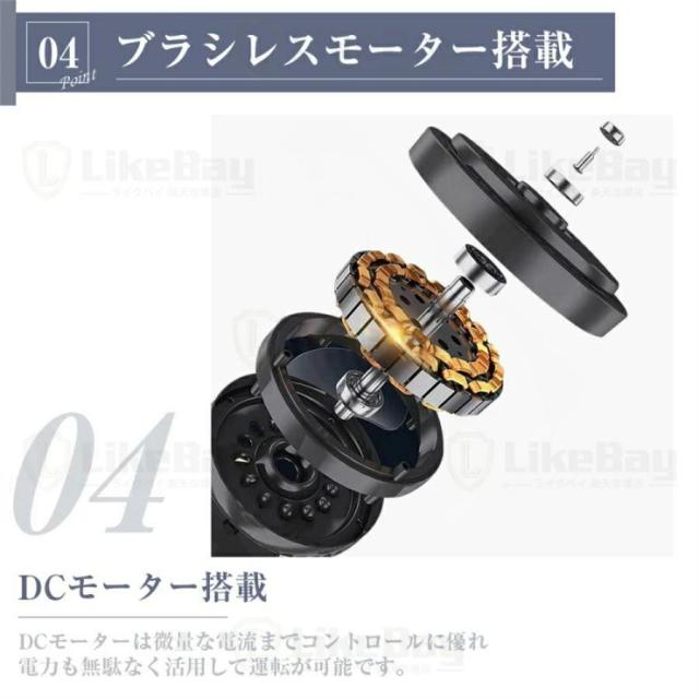 シーリングファンライト LED DCモーター 首振り 正逆回転 リモコン付き 北欧 おしゃれ ファン付き照明 シーリングライト 6〜10畳対応_5